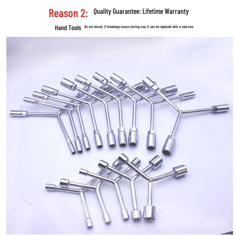 Triple Hex Socket Wrench Set for Car, Motorcycle, and EV Battery Repair
