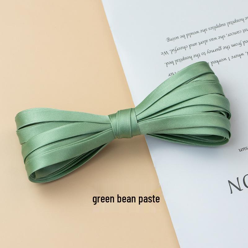 Hengmeihe Cheongsam 1cm Piping Trim: Four-Fold Non-Iron Imitation Silk Hemming Ribbon