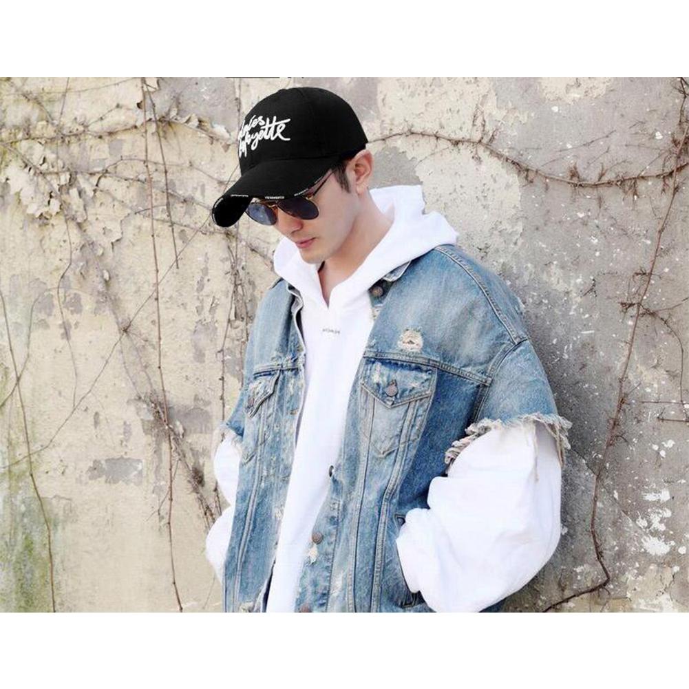 Men Women Baseball Cap All-matching Cotton Sun Hat for Outdoor Sports