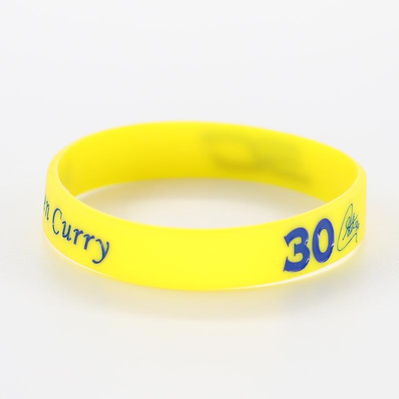 Thickened Luminous NBA Basketball Silicone Wristband: Harden, LeBron, Curry, Irving Edition