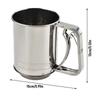 Setaccio a Tazza in Acciaio Inossidabile Shaker per Zucchero a Velo da Forno Utensili da Pasticceria Setaccio a Rete per Farina Accessori da Cucina