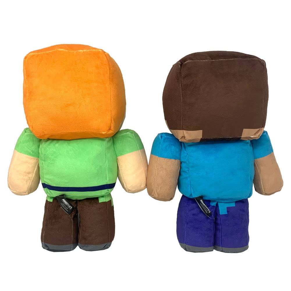 Popular characters in large plush toys. BIG Plush Toys: Alex and Steve, set of 2, approximately 35cm. Official merchandise.