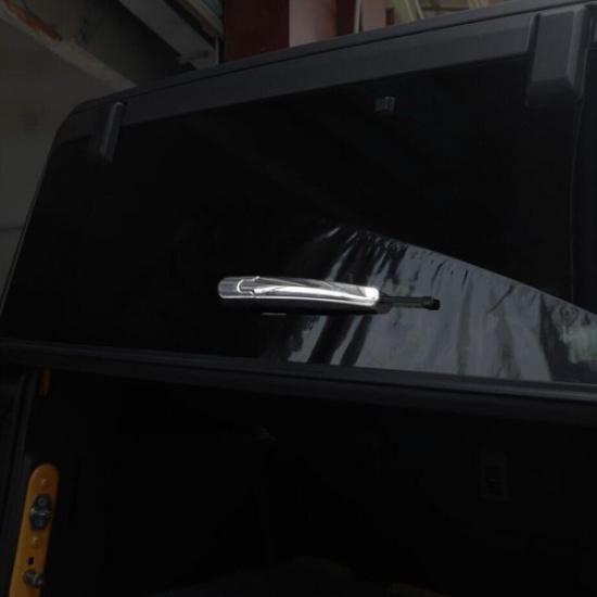 Fit For -2024 Ford Bronco Chrome Rear Window Rain Wiper Arm Decor Cover Trim