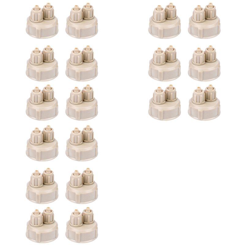 Premium-18X Aquarium CO2 System Generator Bottle Cap Fish Tank Plant Air Diffuser Generator Tool Carbon Dioxide Reactor