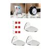 Multipurpose Acrylics Wall Shelves for Baby Monitors and Security Cameras Set of 3 Clear Home Storage Holder Accessory