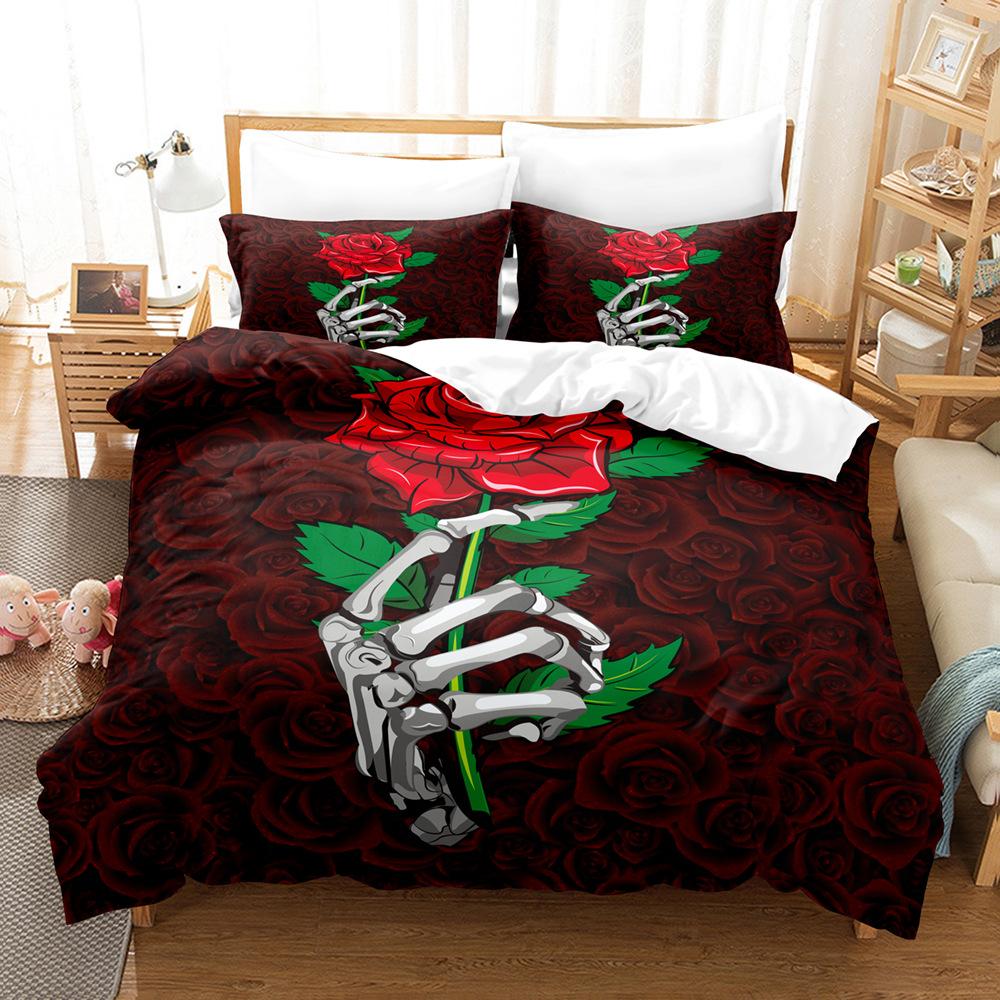 Druk modowy, druk cyfrowy 3D, pościel, poszwy na kołdrę, poszewki na poduszki, zestawy trzyczęściowe