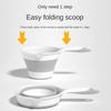Multi-purpose Collapsible Bath Scoop Long Handle Folding Water Scoop Kitchen Water Ladle  Travel