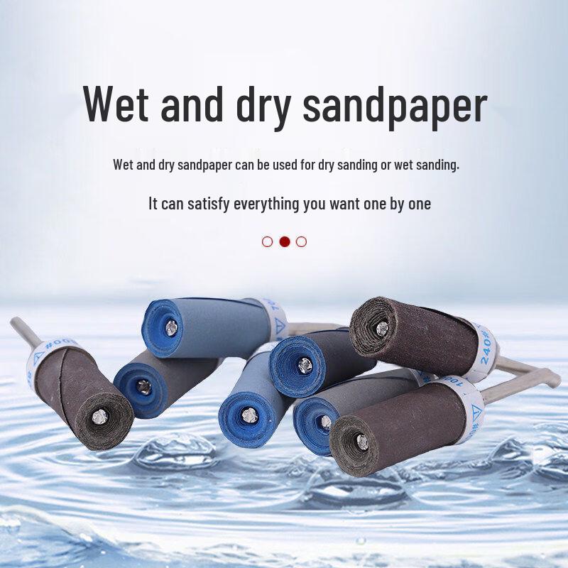 Sanding Stick with Sandpaper for Metal, Jade, Woodworking, and Polishing.