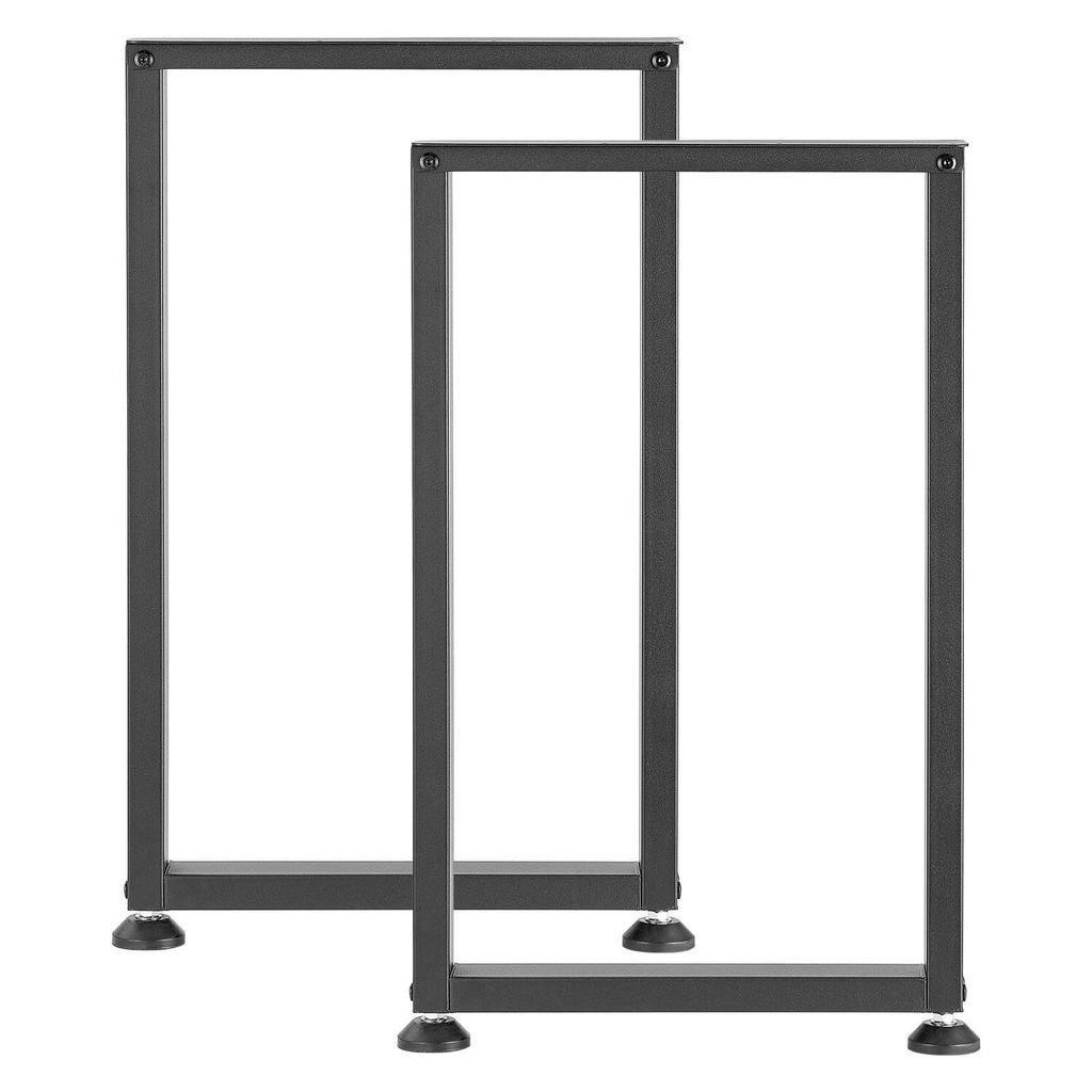 Table Legs, 740 x 450 mm (H x W) Square Steel Furniture Legs, Modular Design, Easy Assembly, 2204 lbs Max Load Heavy Duty, for Home Office Desk,