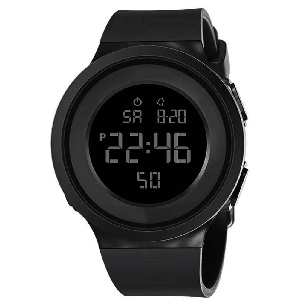 Waterproof Led Watches for Men Outdoor Sports Men Digital Led Quartz Alarm Men Wrist Watch Fashion Electronic Watch New