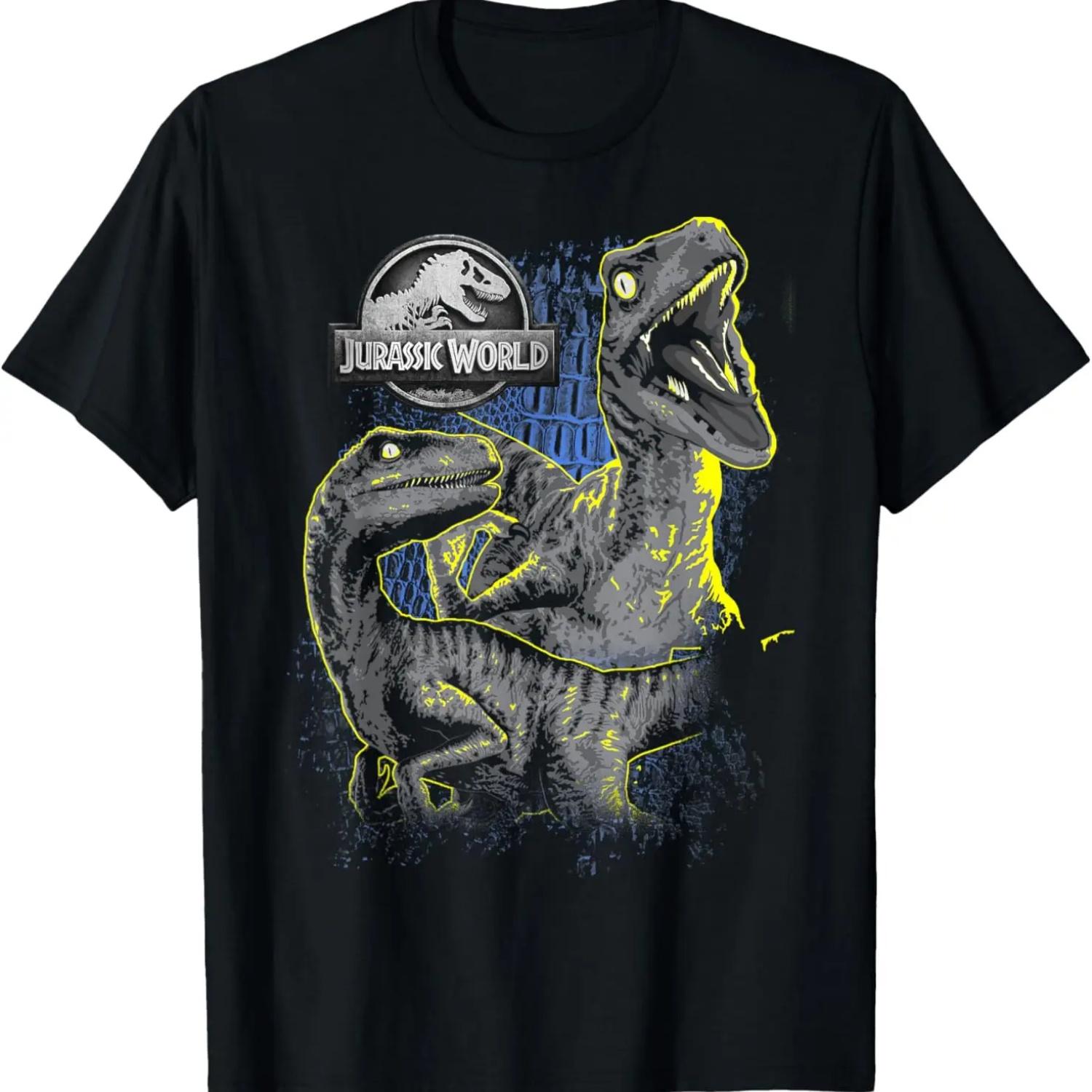 Jurassic World Raptors Dark Portrait T-Shirt S