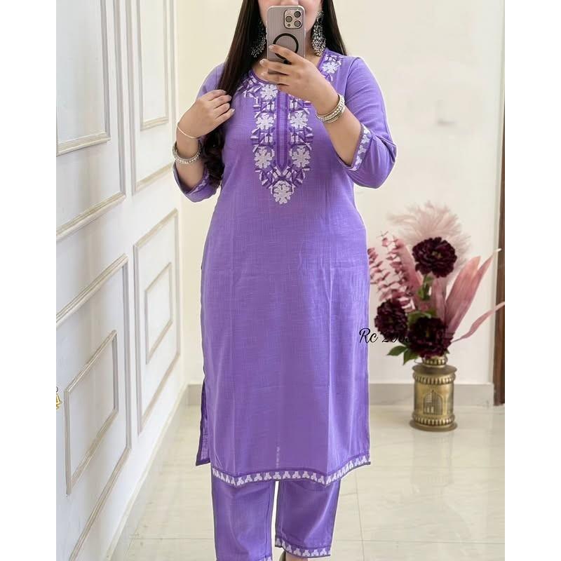Indian Designer Salwar Kameez  Set Women Party Wear Tunic Kurti Pant Dupatta Set 2383
