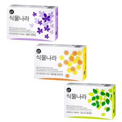 Sapone Viso Detergente Plant Nara 100g x 12 (Lavanda 4 + Camomilla 4 + Hinoki 4), 12