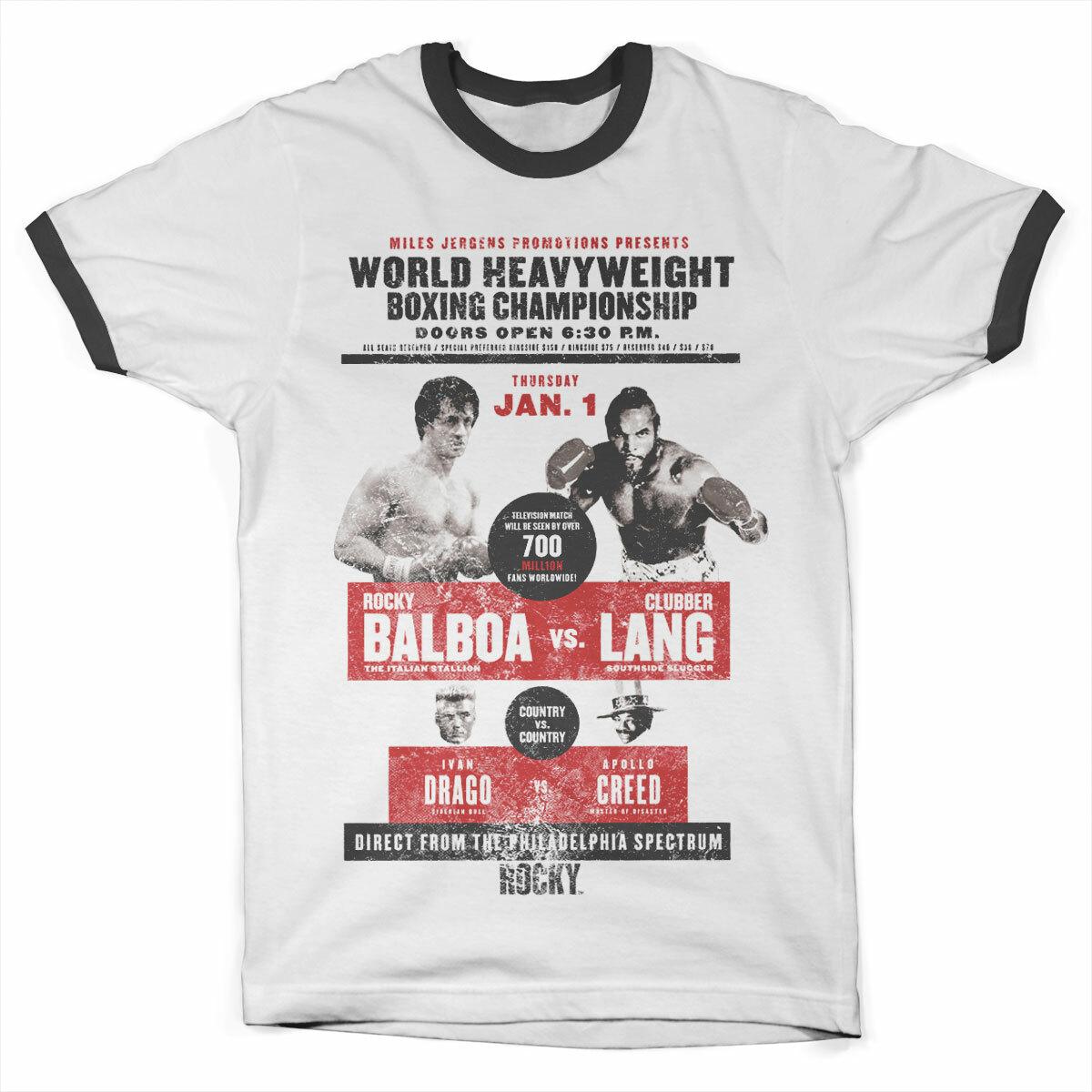 ROCKY Official License World Heavy Ringtone T-SHIRT S-XXL Sizes XXXL