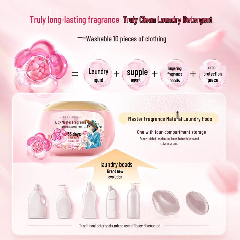 Liby Master Fragrance Laundry Gel Beads