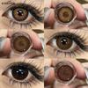 2pcs Eye Contact Lens Chocolate Contact Lenses Color Natural for Daily Wear Yearly Lenses