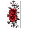 Long Lasting Rose Temporary Tattoo Flower Body Art Sticker Sweet Instant Decals  Daily Use