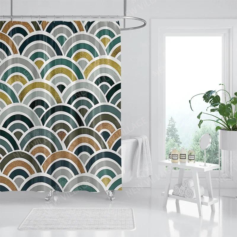 Waterproof Fabric Shower Curtains Bathroom Curtain Accessories Bath Curtain for Shower 180x200cm 240*200 Anime Boho Decoration