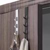 Door hook, no drilling, wall hanging clothes rack, bedroom clothes bag, iron hanging rack, door back vertical hanging clothes hook