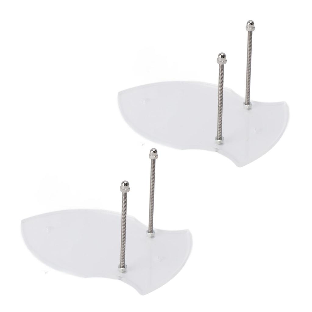 2PCS Sword Holder Rack Hangers Wall Mounted Axe Holder Stand Acrylic Wall Mount for Sword Axe