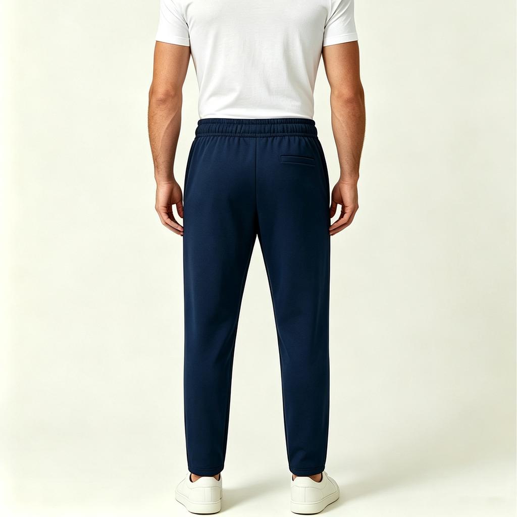 Men's Summer Lightweight Quick Dry Casual Straight Leg Pants with Stretch Elastic Waistband Breathable Trousers