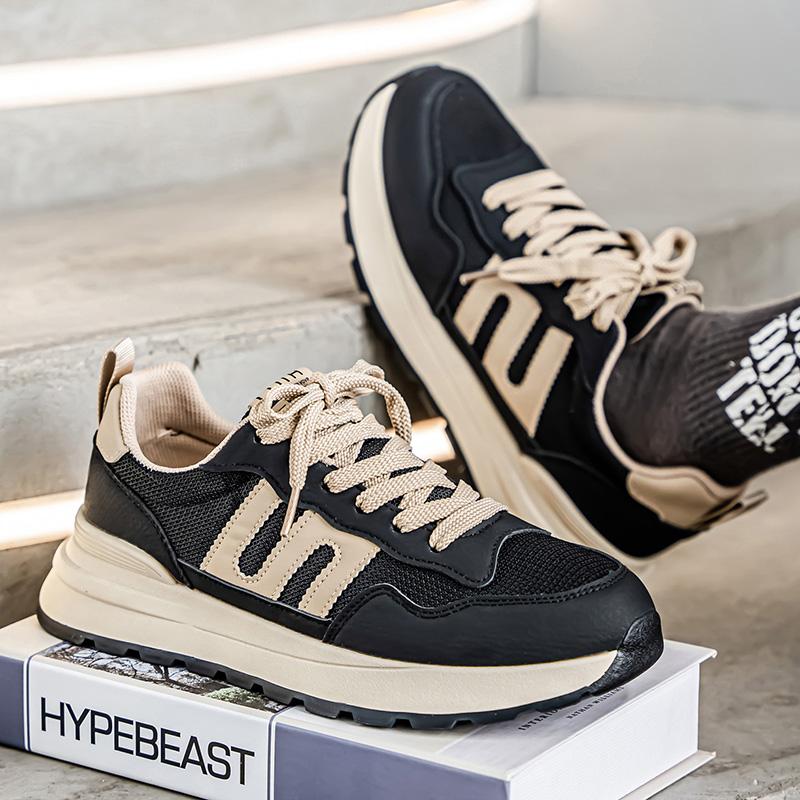 Pantofi Bărbați Modă Nouă Patru Sezoane Confortabili Talpă Groasă Studenți Băieți La Mod Talpă Moale Respirabili Casual Adidași de Alergare