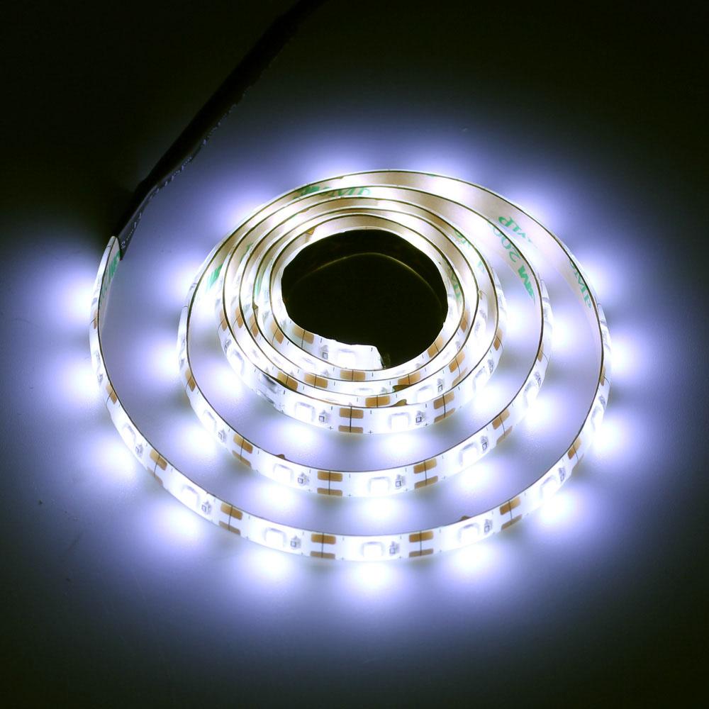 

USB светодиодная лента с датчиком движения PIR, водонепроницаемая лента под шкафом, ночник для кухни, шкафа, лестницы 0.5meter белый