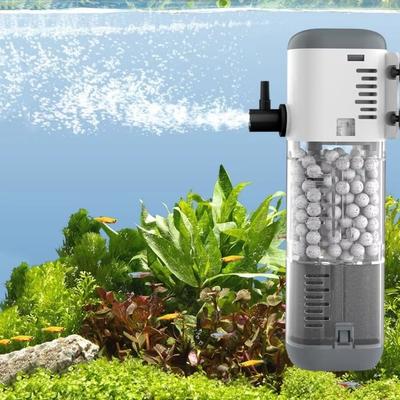 1Pcs Durable 8/12/18/25W Aquarium Filter Pump Removable Built-In Fish Tank Air Pump 220V 3 In 1 Fish Tank Filter Aquarium