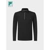 FILA Men's Long Sleeve Knit Golf Polo Shirt