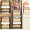 With Lids Closet Storage Bins Stackable Pants Storage Container Thicken Drawer Shelf  Bathroom