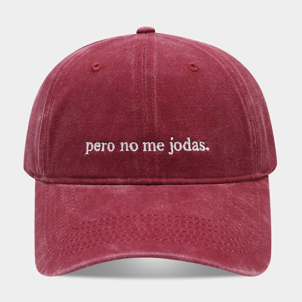 Letter embroidery washed cowboy hat couple street casual baseball cap outdoor versatile sunshade cap tide