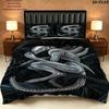 Alien Pattern Bedding Quilt Set Quilt Cover Pillowcase Home Birthday Gift(1 * duvet cover + 2 * pillowcase, without core)