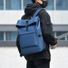 Outdoor Men's Backpack Anti-splashing Travel Backpack Large Capacity Pu Leisure Computer Backpack Student Bag