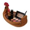 Rattan Woven Fruit Basket Cute Shape Fruit Bowls Tray Vegetable Snack Basket Chicken Shaped Woven Fruit Storage Basket