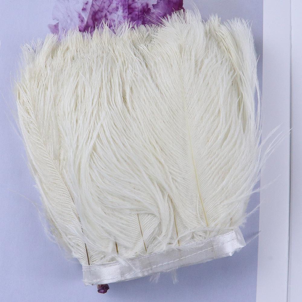 Whole Ostrich Hair Cloth Edge Clothing Accessories Material Ostrich Hair Cloth Strap Diy Handicraft Skirt