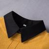 Fake Collar for Women Shirt Sweater Detachable Collar False Collar Lapel Blouse Tops Black White