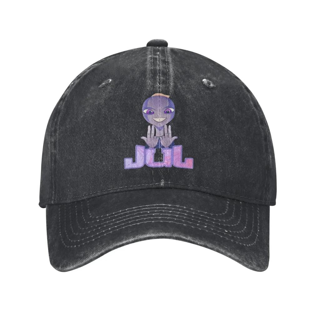 Ajul Sign Baseball Cap Vintage Distressed Denim Washed Music Sun Cap Unisex Style Outdoor Activities Adjustable Hats Cap