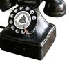 Matte Black Phone Ornament Old Telephone Ornaments, Mini Retro Desk Phone, Vintage Classic Landline Resin Decorative Nostalgic Home Office Decor Shop