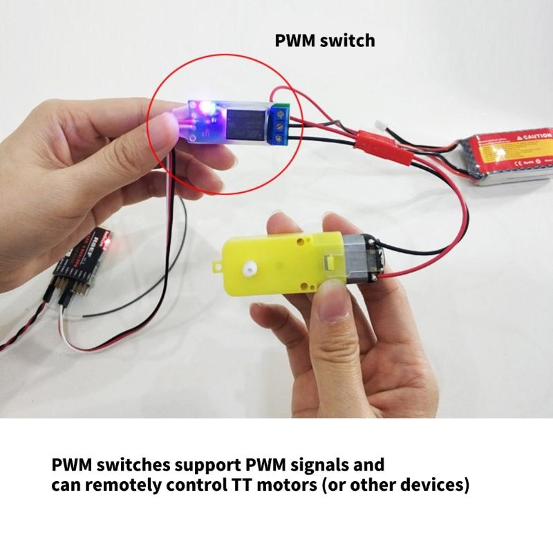 High Voltages PWM Aircraft Remote Control Signal Relays 5-12V Switches Modelling Navigation Lights Controller Switches