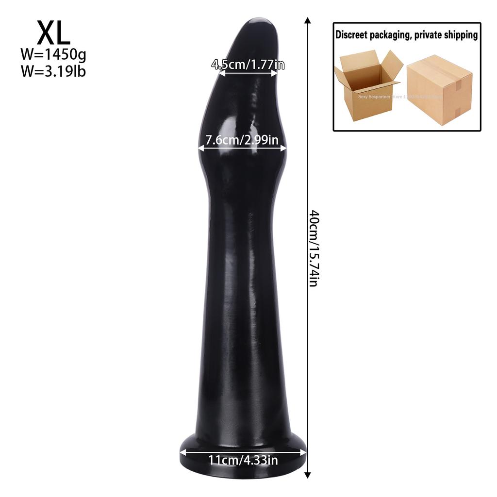 4 Sizes Long Anal Plug Big Anal Dialator Dildo Huge Long Large XL Anal Plug Training Expansion Butt Plug Sex Toys for Women Gay