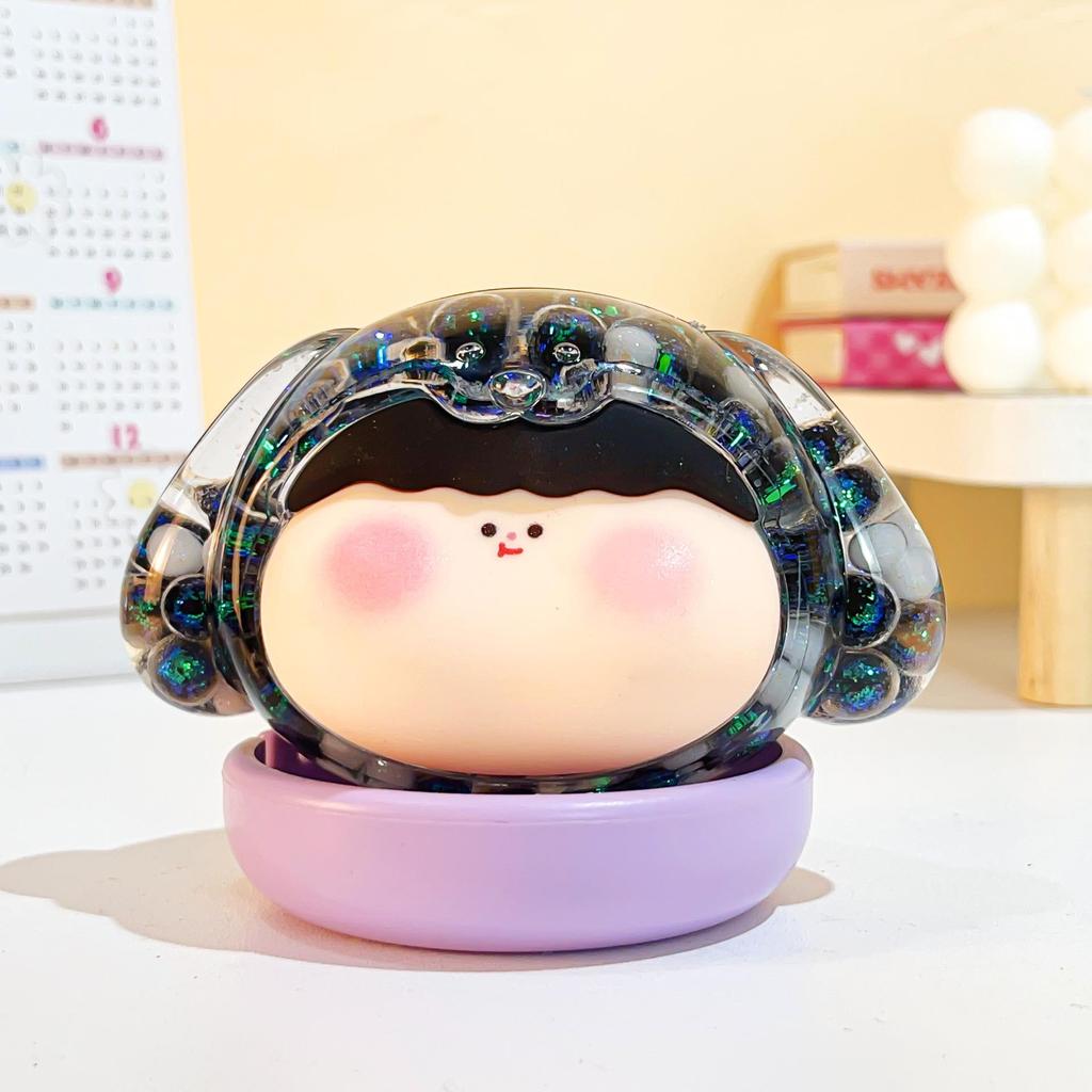 Douyin Style Lilith Dog Head Cartoon Glitter Ornaments Blind Box