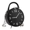 Schultertasche für Damen PU-Leder Wasserdicht Moderne Uhr Handtasche Kleine Handy-Geldbörse mit 2-Wege-Riemen für den täglichen Gebrauch