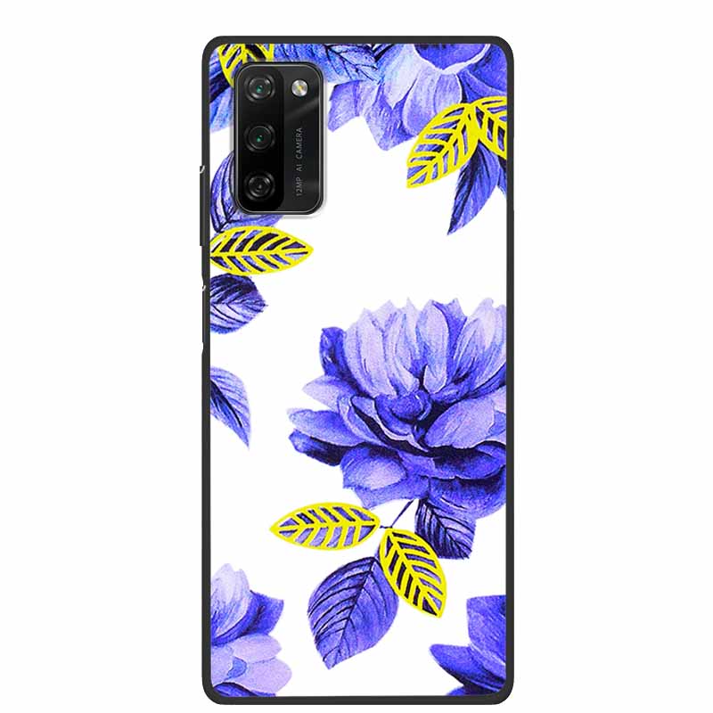 Soft Space Cover for Blackview A100 Case Flower TPU Cat Silicone Phone Cases for BlackviewA100 Cover Shockproof Cute Shell