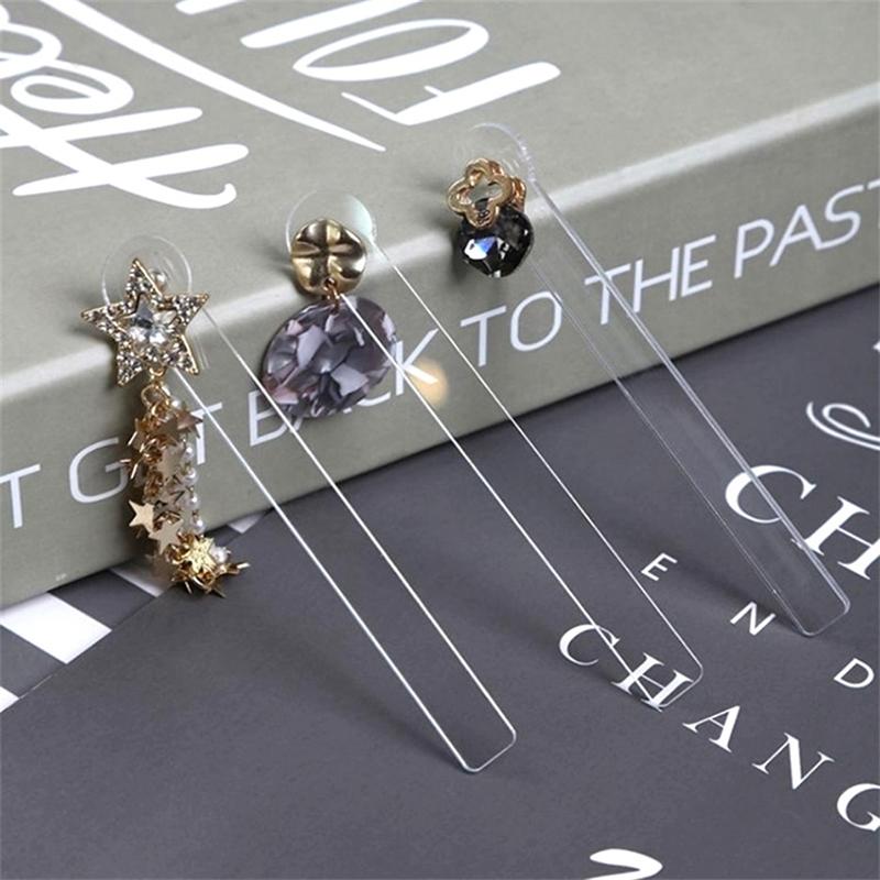 1/5 Stück Klarsicht Acryl Ohrring Display Halter Ständer Ohrring Trageeffekt Stab Ohrstecker Schmuck Anprobierstab