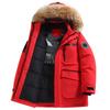 Plus Size 4XL-11XL Real Fur Collar Fashion Winter Men's Down Coat Hooded Casual Loose Thick Warm Oversize Outerwears Men Down Jackets
