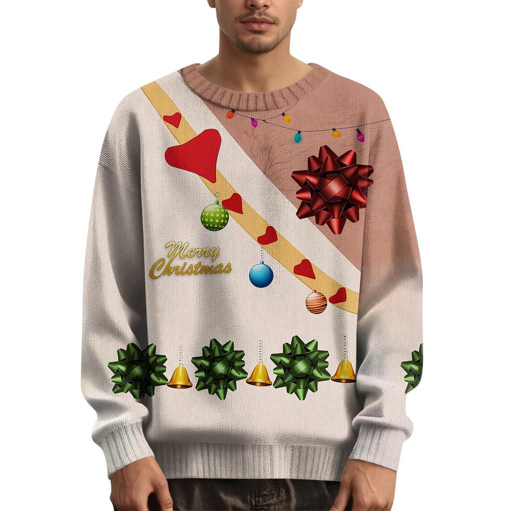 Men's Halloween Print Raglan Dralan Three-quarter Sleeve Casual Top