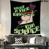 Dexter's Laboratory Wall Tapestry Aesthetic Wall Hanging Printed Fabric Blanket Decorative Tapestries for Bedroom Living Room Home Decor