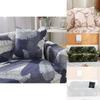 Floral Leaves Printed Soft Sofa Cover For 1/2/3/4 Seater Couches Excellent Fit And Stretch