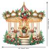 2D/Flat Xmas DIY Diamond Painting Tabletop Ornaments Kit Table Top Diamond Painting Ornament Kits for Home Office Desktop Decor