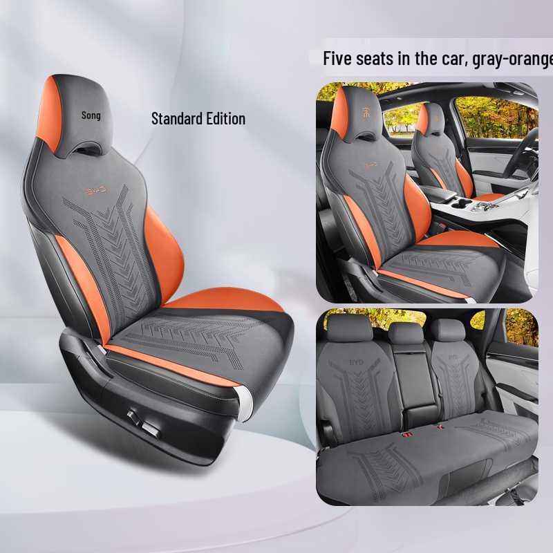 BYD Song Plus DMi & Song Pro EV Suede Car Seat Covers, All-Season
